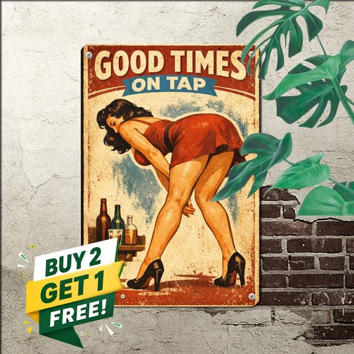 Funny beer tin - funny,