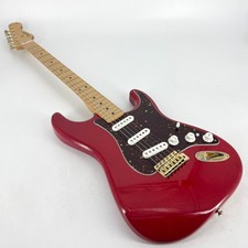 2014 Fender Deluxe Players Stratocaster - Crimson Red Transparent