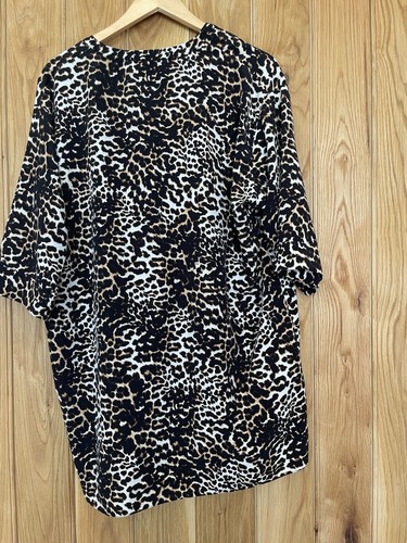 Ladies animal print long top - ladies,