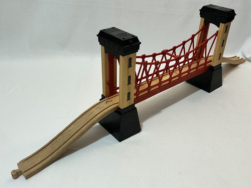 Wooden train track - wooden, lights