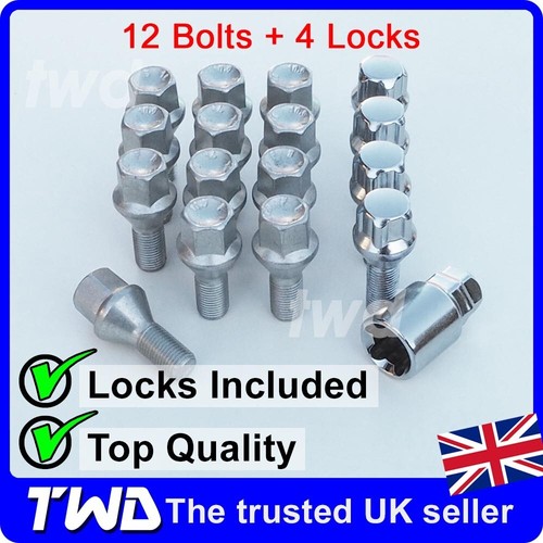 16x tapered wheel bolts - 16x,