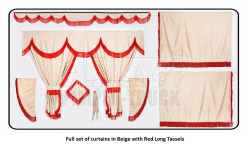 Truck curtains beige - in,
