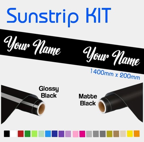 Custom names sunstrip - custom,