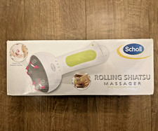 Scholl Rolling Shiatsu Massager Back Body Legs Massage Relaxing Portable Womens