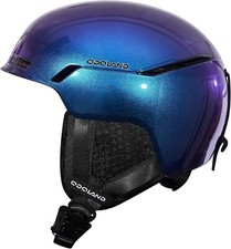 Odoland Ski Helmet  Adjustable Ventilation System Changing Blue Large 59 - 63cm