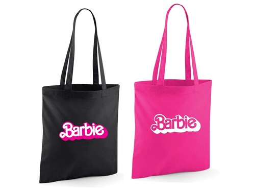Barbie shopping tote bag - shopping,
