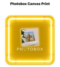 McDonald’s Monopoly Photobox Canvas Print Voucher 20cm x 20cm 8”x8”