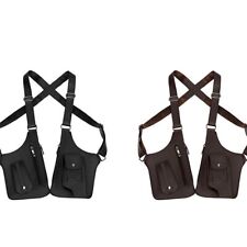 Leather Strap Chest Bag Anti-theft Crossbody Hidden Underarm Shoulder  Hunting