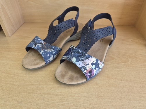 Pavers ladies blue floral - blue,