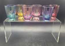 6 vintage harlequin Rainbow