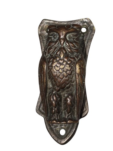 Solid brass owl door - solid,