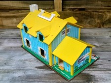 Vintage 1969 Fisher Price Little People Play Family House Toy 952 1970s Playset