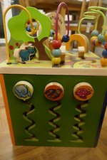 B.You Zany Zoo Wooden Activity Cube Robust Nursery Surgery Office Toy gift