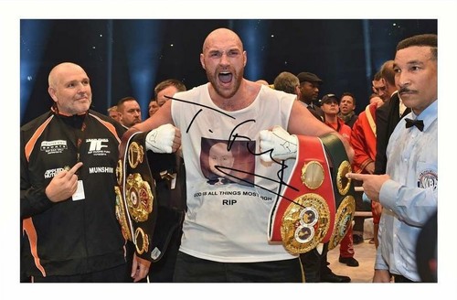 Tyson fury autograph signed - tyson,