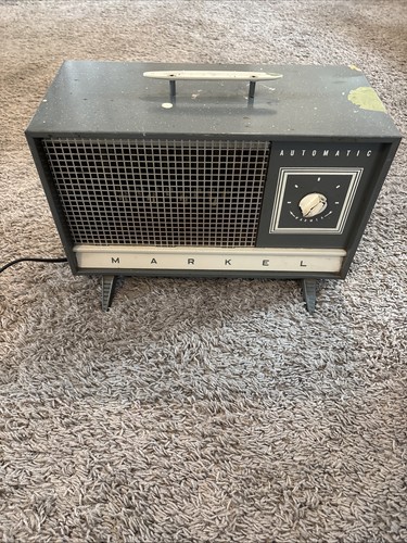 Vintage markel space heater - space,