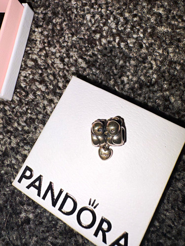 Pandora silver bow charm - silver,