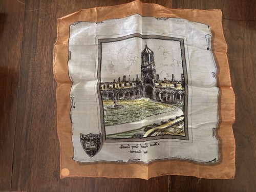 Vintage silk handkerchief - vintage,