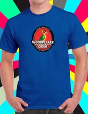 Woodpecker Cider T Tee Shirt various colours retro 1980s