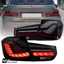 OLED Tail Light SMOKED For BMW M3 Series F30 F35 F80 Sedan 2012-18 Rear Lamp s