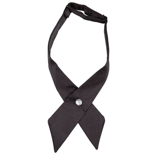 Black satin plain - black,