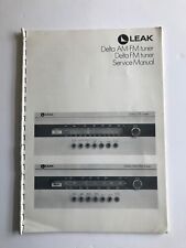 Leak Delta Service Manual for