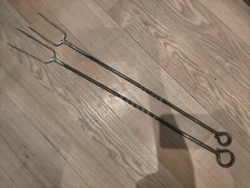 Handmade Toasting Fork UK blacksmith 70cm