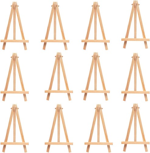 Wood mini easel triangle - mini,