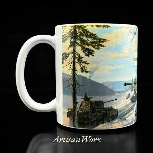 Tiger tank world war mug - 1,
