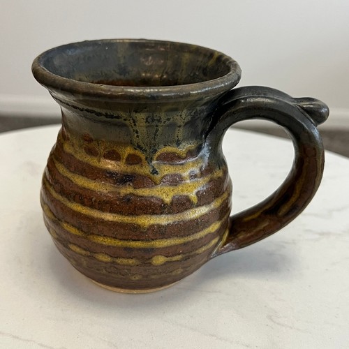 Handmade studio pottery mug - handmade,