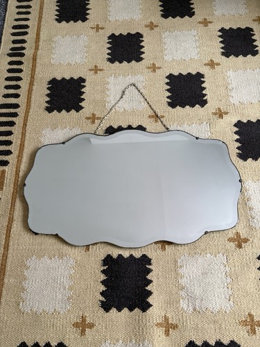 Vintage art deco bevelled
