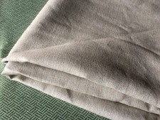 Ian Mankin fabric remnant by meter x 137 cm 100% linen natural