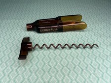 Vintage brown lucite plastic