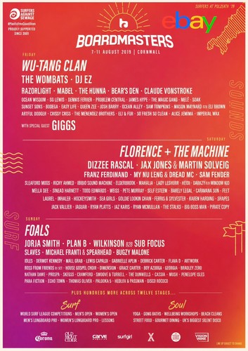 Boardmasters music festival - music,
