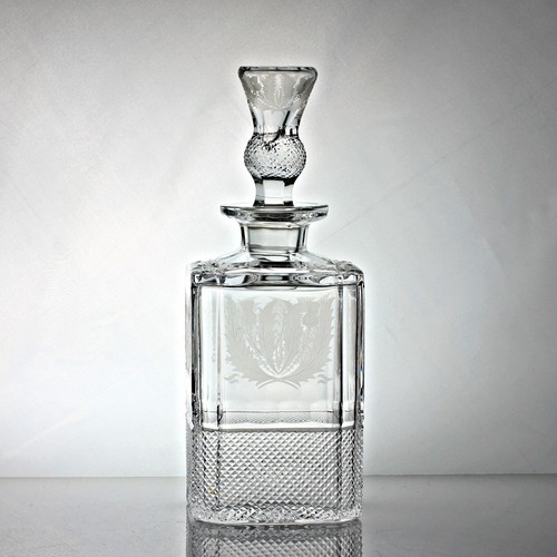 Edinburgh crystal thistle - crystal,