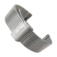 Wrist envy metal mesh - metal, watch
