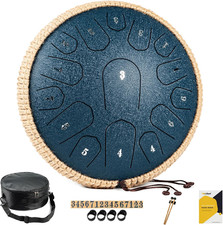 Steel Tongue Drum - 13 Inch 15