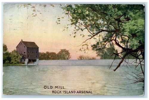 1909 old mill rock - old,