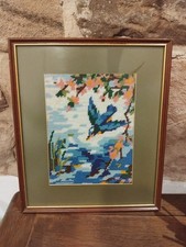 Vintage Framed Cross Stitch
