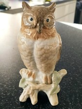 JOHN BUCK VINTAGE OWL FIGURINE