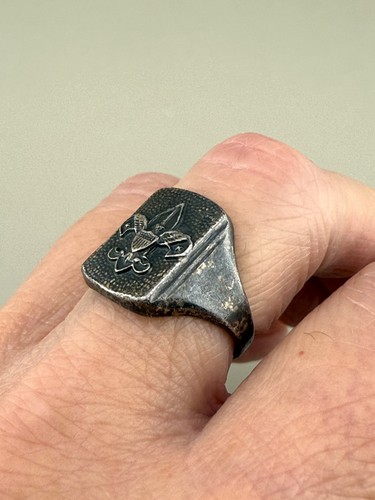 Sterling boy scouts bsa ring - sterling,