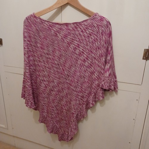 Pink mix poncho - pink, poncho/cape