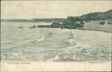 Gullane The Beach 1909 postmark Valentine Series 47707