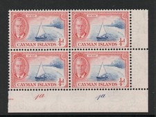 Cayman islands 1950 in - 1950, ¼d