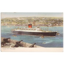 RMS CARINTHIA Cunard Line Ocean Liner Postcard Postally Used 1959