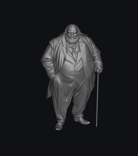Smf3076 portly older - portly, gentleman