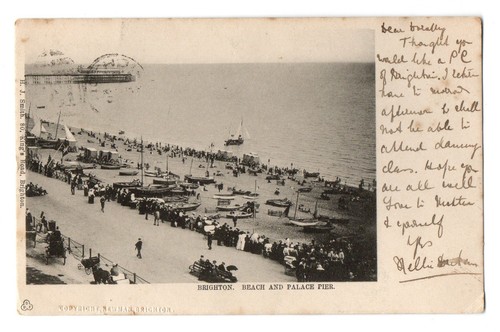 Vintage brighton postcard - vintage,