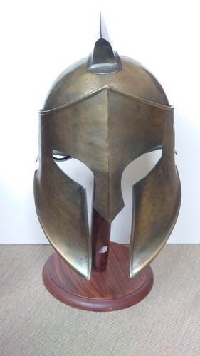 Brass coloured metal centurion - coloured,