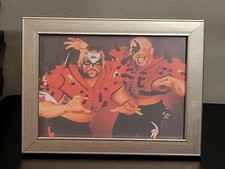 WWE WWF Wrestling Legion Of Doom Hawk And Animal Framed Picture Art Print