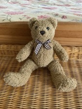 Mamas And Papas light  Brown Teddy Bear. Soft Toy 11" approx