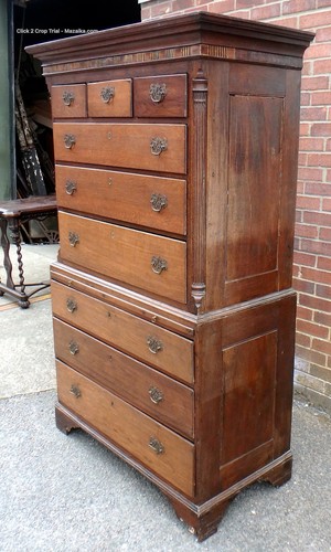 Early georgian chest - georgian,